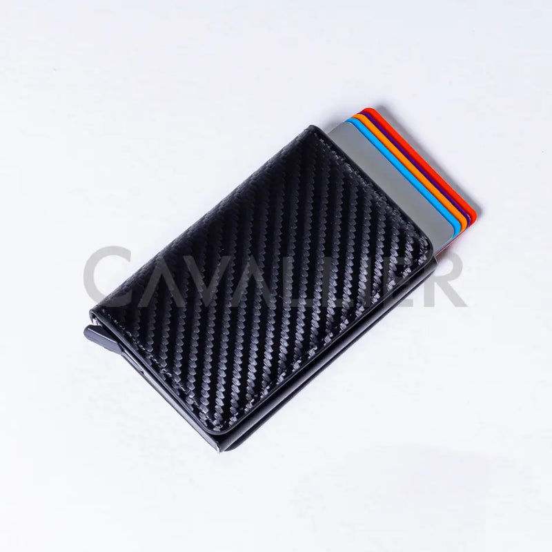 Carteira Antifurto RFID - Slim Carbon - Cavallier