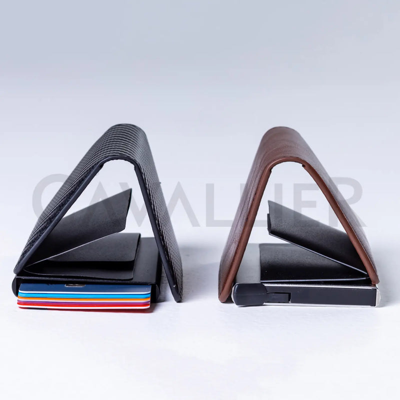 Carteira Antifurto RFID - Slim Carbon - Cavallier