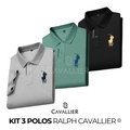 Compre 02 Leve 03: Camisa Polo Ralph Cavallier®