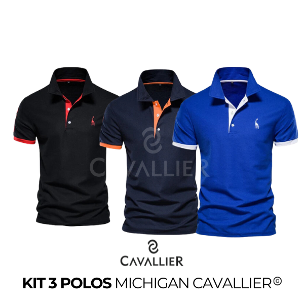 Compre 02 Leve 03: Camisas Polo Michigan Cavallier®
