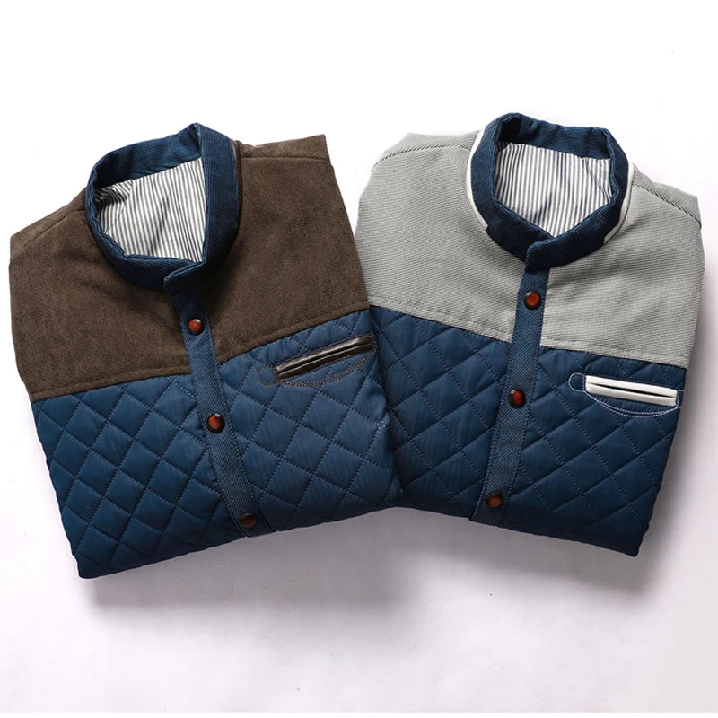 Jaqueta Navy Quilted Masculina