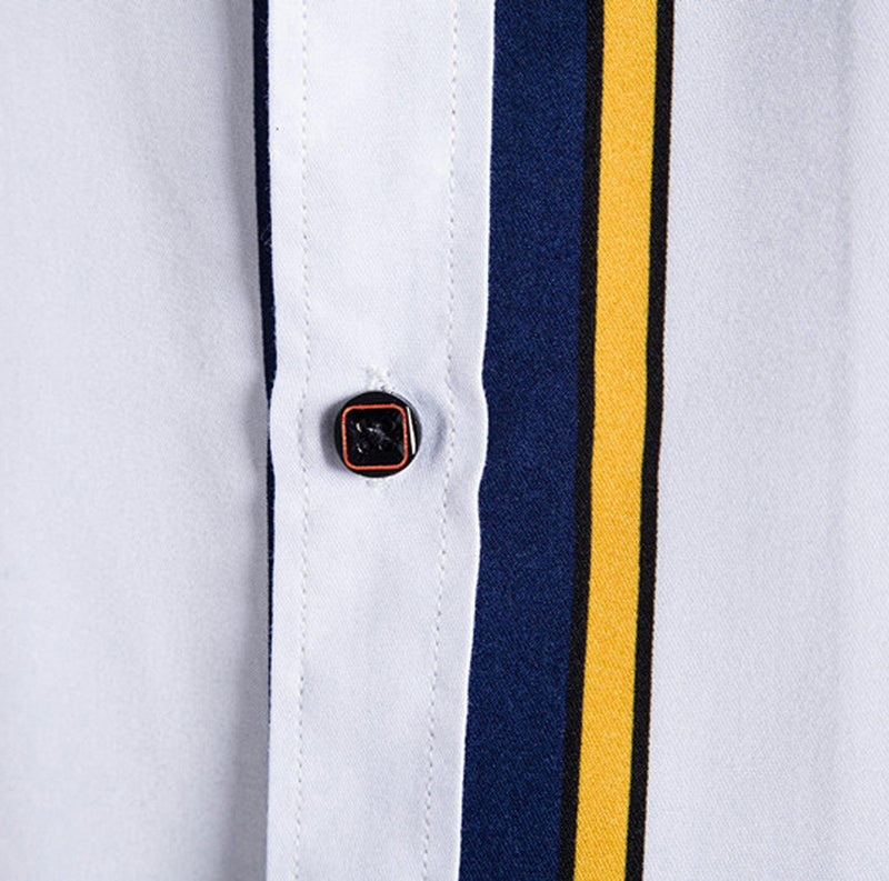 Camisa Manga Curta Navy Listrada - Cavallier